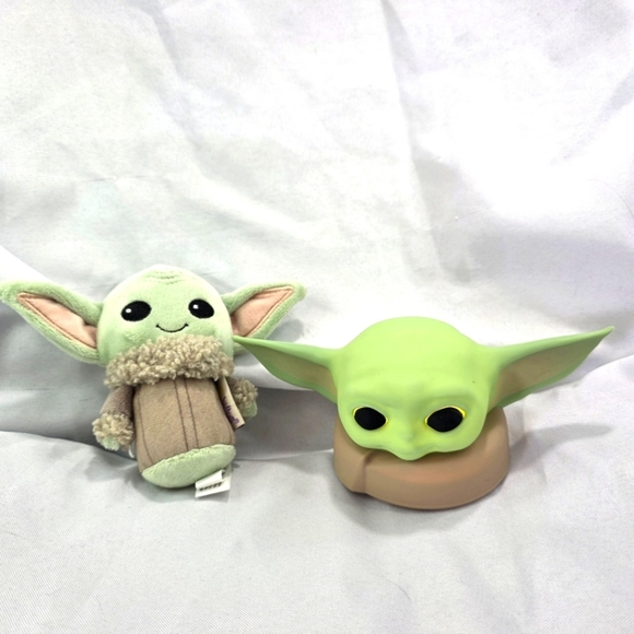 Star Wars Mandalorian The Child Silicone Nightlight & Itty Bittys Plush - Picture 1 of 10